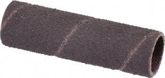 Made in USA - 80 Grit Aluminum Oxide Coated Spiral Band - 1/2" Diam x 2" Wide, Medium Grade - Exact Tool & Supply