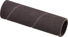 Made in USA - 120 Grit Aluminum Oxide Coated Spiral Band - 1/2" Diam x 2" Wide, Fine Grade - Exact Tool & Supply