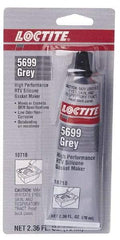Loctite - 70ml High Performance RTV Silicone Gasket Maker - -75 to 625°F, Grey, Comes in Tube - Exact Tool & Supply