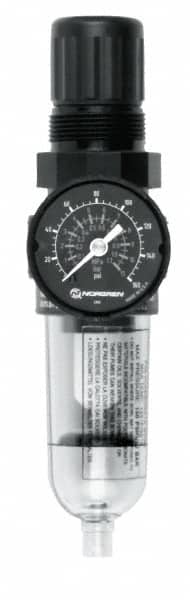 Norgren - 1/8" NPT Port Miniature 1 Piece Filter/Regulator FRL Unit - Exact Tool & Supply