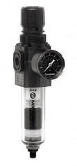 Norgren - 3/8 NPT Compact 1 Pc Filter/Regulator FRL Unit with Pressure Gauge - Exact Tool & Supply