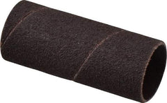 Made in USA - 80 Grit Aluminum Oxide Coated Spiral Band - 3/4" Diam x 2" Wide, Medium Grade - Exact Tool & Supply