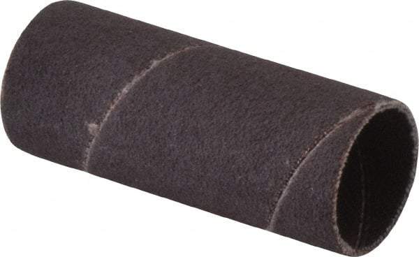 Made in USA - 120 Grit Aluminum Oxide Coated Spiral Band - 3/4" Diam x 2" Wide, Fine Grade - Exact Tool & Supply