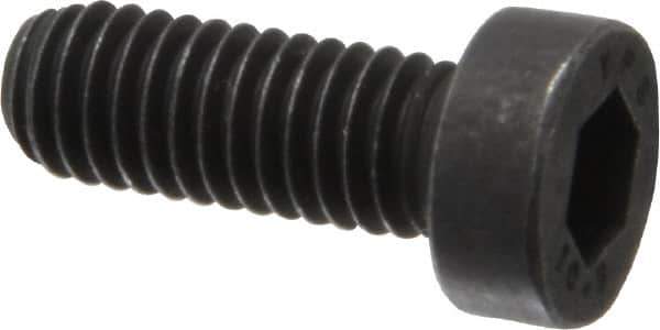 Value Collection - M6x1.00 Metric Coarse Hex Socket Drive, Low Socket Cap Screw - Grade 10.9 Alloy Steel, Black Oxide Finish, Fully Threaded, 16mm Length Under Head - Exact Tool & Supply