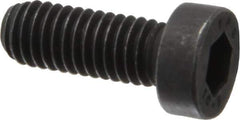 Value Collection - M6x1.00 Metric Coarse Hex Socket Drive, Low Socket Cap Screw - Grade 10.9 Alloy Steel, Black Oxide Finish, Fully Threaded, 16mm Length Under Head - Exact Tool & Supply