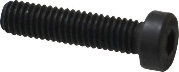 Value Collection - M6x1.00 Metric Coarse Hex Socket Drive, Low Socket Cap Screw - Grade 10.9 Alloy Steel, Black Oxide Finish, Fully Threaded, 25mm Length Under Head - Exact Tool & Supply