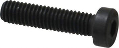 Value Collection - M6x1.00 Metric Coarse Hex Socket Drive, Low Socket Cap Screw - Grade 10.9 Alloy Steel, Black Oxide Finish, Fully Threaded, 25mm Length Under Head - Exact Tool & Supply