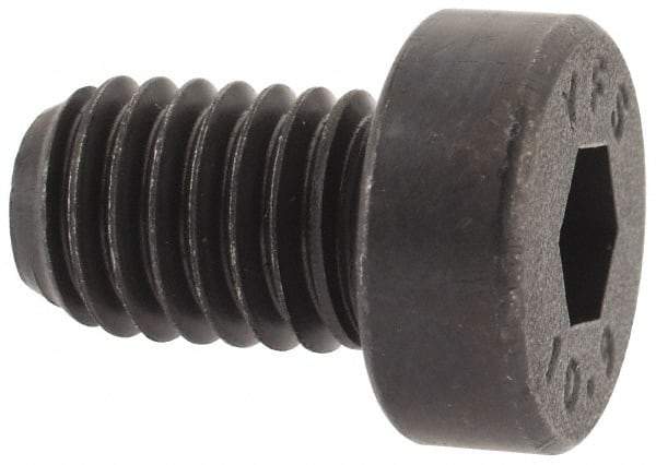 Value Collection - M8x1.25 Metric Coarse Hex Socket Drive, Low Socket Cap Screw - Grade 10.9 Alloy Steel, Black Oxide Finish, Fully Threaded, 12mm Length Under Head - Exact Tool & Supply