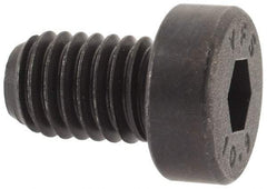 Value Collection - M8x1.25 Metric Coarse Hex Socket Drive, Low Socket Cap Screw - Grade 10.9 Alloy Steel, Black Oxide Finish, Fully Threaded, 12mm Length Under Head - Exact Tool & Supply