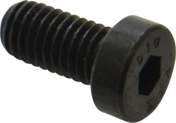 Value Collection - M8x1.25 Metric Coarse Hex Socket Drive, Low Socket Cap Screw - Grade 10.9 Alloy Steel, Black Oxide Finish, Fully Threaded, 16mm Length Under Head - Exact Tool & Supply
