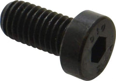 Value Collection - M8x1.25 Metric Coarse Hex Socket Drive, Low Socket Cap Screw - Grade 10.9 Alloy Steel, Black Oxide Finish, Fully Threaded, 16mm Length Under Head - Exact Tool & Supply