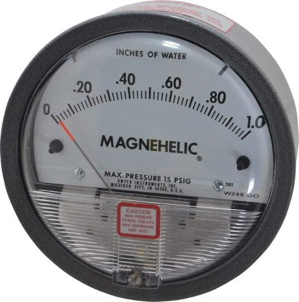 Dwyer - 15 Max psi, 2% Accuracy, NPT Thread Air Filter Kit - 1/8 Inch Thread, 1 Inch Water Column, 140°F Max - Exact Tool & Supply