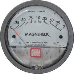 Dwyer - 15 Max psi, 2% Accuracy, NPT Thread Air Filter Kit - 1/8 Inch Thread, 2 Inch Water Column, 140°F Max - Exact Tool & Supply