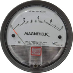 Dwyer - 15 Max psi, 2% Accuracy, NPT Thread Air Filter Kit - 1/8 Inch Thread, 8 Inch Water Column, 140°F Max - Exact Tool & Supply