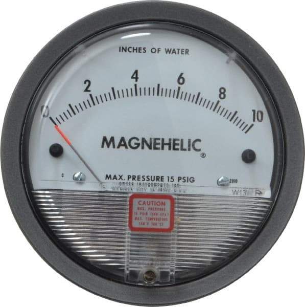 Dwyer - 15 Max psi, 2% Accuracy, NPT Thread Air Filter Kit - 1/8 Inch Thread, 10 Inch Water Column, 140°F Max - Exact Tool & Supply