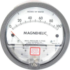 Dwyer - 15 Max psi, 2% Accuracy, NPT Thread Air Filter Kit - 1/8 Inch Thread, 100 Inch Water Column, 140°F Max - Exact Tool & Supply