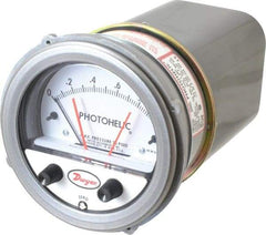 Dwyer - 25 Max psi, 2% Accuracy, NPT Thread Photohelic Pressure Switch - 1/8 Inch Thread, 1 Inch Water Column, 120°F Max - Exact Tool & Supply