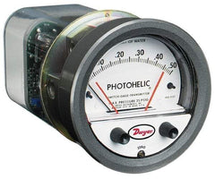 Dwyer - 25 Max psi, 2% Accuracy, NPT Thread Photohelic Pressure Switch - 1/8 Inch Thread, 1 Inch Water Column, 120°F Max - Exact Tool & Supply