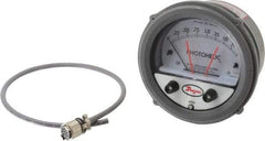 Dwyer - 25 Max psi, 2% Accuracy, NPT Thread Photohelic Pressure Switch - 1/8 Inch Thread, 2 Inch Water Column, 120°F Max - Exact Tool & Supply