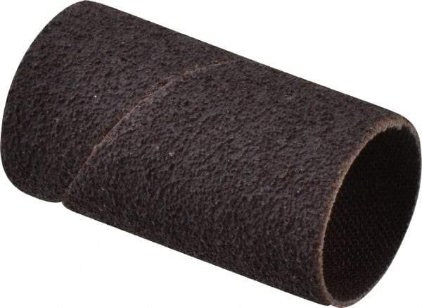 Made in USA - 50 Grit Aluminum Oxide Coated Spiral Band - 1" Diam x 2" Wide, Coarse Grade - Exact Tool & Supply