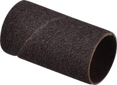 Made in USA - 50 Grit Aluminum Oxide Coated Spiral Band - 1" Diam x 2" Wide, Coarse Grade - Exact Tool & Supply