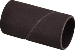 Made in USA - 120 Grit Aluminum Oxide Coated Spiral Band - 1" Diam x 2" Wide, Fine Grade - Exact Tool & Supply