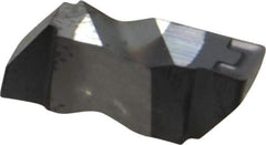 Kennametal - 3189NG K Grade KC5010, 4.8mm Cutting Width Carbide Grooving Insert - 3.81mm Max Depth of Cut, Right Hand, 0.57mm Corner Radius, TiAlN Finish - Exact Tool & Supply