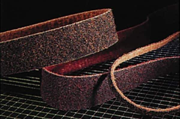 Superior Abrasives - 4" Wide x 132" OAL, Aluminum Oxide Abrasive Belt - Aluminum Oxide, Very Fine, Nonwoven - Exact Tool & Supply
