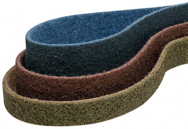 Superior Abrasives - 1" Wide x 42" OAL, Aluminum Oxide Abrasive Belt - Aluminum Oxide, Coarse, Nonwoven - Exact Tool & Supply