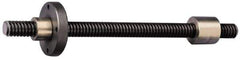 Keystone Threaded Products - TR55x12.0 Acme, 2m Long, Alloy Steel Trapezoidal Roll Metric Threaded Rod - Black Oxide Finish, Right Hand Thread - Exact Tool & Supply