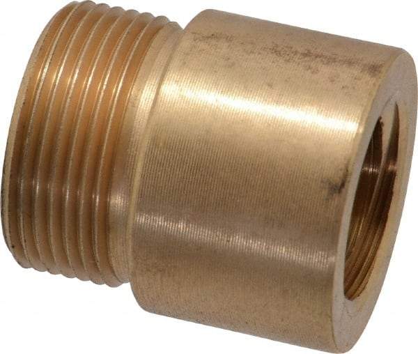 Keystone Threaded Products - 1.12" Long, 1-1/4" High, 1/2" Thread Length, Bronze, Right Hand, Round, Precision Acme Nut - 1.000-18 Thread Size, 2C Class of Fit - Exact Tool & Supply