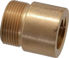 Keystone Threaded Products - 1.12" Long, 1-1/4" High, 1/2" Thread Length, Bronze, Right Hand, Round, Precision Acme Nut - 1.000-18 Thread Size, 2C Class of Fit - Exact Tool & Supply