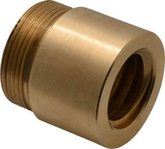 Keystone Threaded Products - 1-1/2" Long, 1-1/2" High, 1/2" Thread Length, Bronze, Right Hand, Round, Precision Acme Nut - 1.375-16 Thread Size, 2C Class of Fit - Exact Tool & Supply