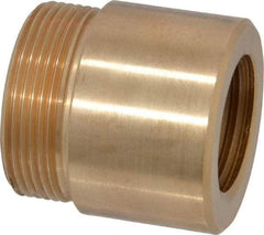 Keystone Threaded Products - 1-1/2" Long, 1-1/2" High, 1/2" Thread Length, Bronze, Right Hand, Round, Precision Acme Nut - 1.375-16 Thread Size, 2C Class of Fit - Exact Tool & Supply
