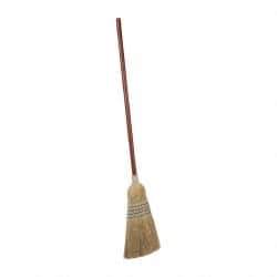 Rubbermaid - Corn Bristle Broom - Wood Handle, 12" Wide - Exact Tool & Supply