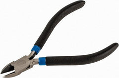 Armstrong - 4-1/4" OAL, Diagonal Cutter - 9/16" Jaw Length x 7/16" Jaw Width, Oval Head, Plastic Cushion Handle - Exact Tool & Supply
