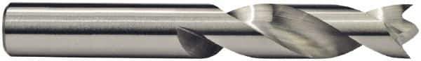M.A. Ford - 4mm Spiral Flute Solid Carbide Screw Machine Drill Bit - Uncoated, Right Hand Cut, 22mm Flute Length, 54mm OAL, Straight Shank - Exact Tool & Supply