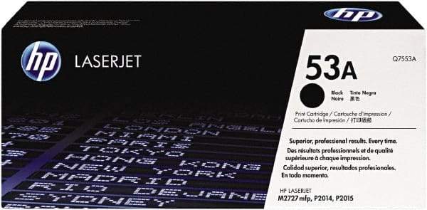 Hewlett-Packard - Black Toner Cartridge - Use with HP LaserJet P2015, M2727nf MFP - Exact Tool & Supply