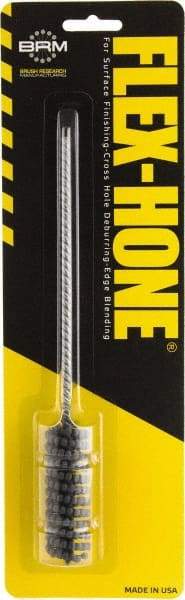 Brush Research Mfg. - 3/4" to 0.787" Bore Diam, 600 Grit, Boron Carbide Flexible Hone - Extra Fine, 8" OAL - Exact Tool & Supply