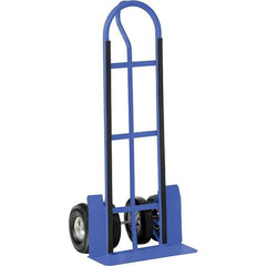 Vestil - 600 Lb Capacity 52" OAH Hand Truck - P Handle, Steel, Pneumatic Wheels - Exact Tool & Supply