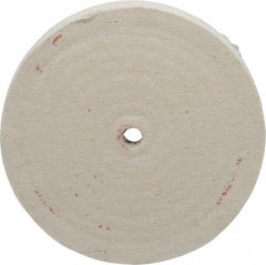 Divine Brothers - 6" Diam x 1" Thick Unmounted Buffing Wheel - Polishing Wheel, 1/2" Arbor Hole - Exact Tool & Supply