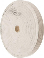 Divine Brothers - 10" Diam x 1" Thick Unmounted Buffing Wheel - Polishing Wheel, 1-1/4" Arbor Hole - Exact Tool & Supply