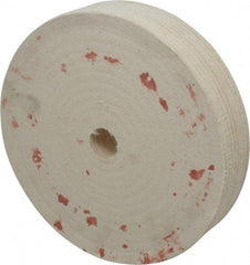 Divine Brothers - 10" Diam x 2" Thick Unmounted Buffing Wheel - Polishing Wheel, 1-1/4" Arbor Hole - Exact Tool & Supply