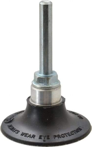 Standard Abrasives - 2" Diam Quick-Change Type S Disc Backing Pad - 1/4" Shank Diam, Medium Density, 25,000 RPM, SocAtt Compatible - Exact Tool & Supply