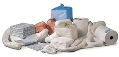 Brady SPC Sorbents - 70 Gal Capacity per Package, Oil Only Roll - 144' Long x 19" Wide, Polypropylene - Exact Tool & Supply