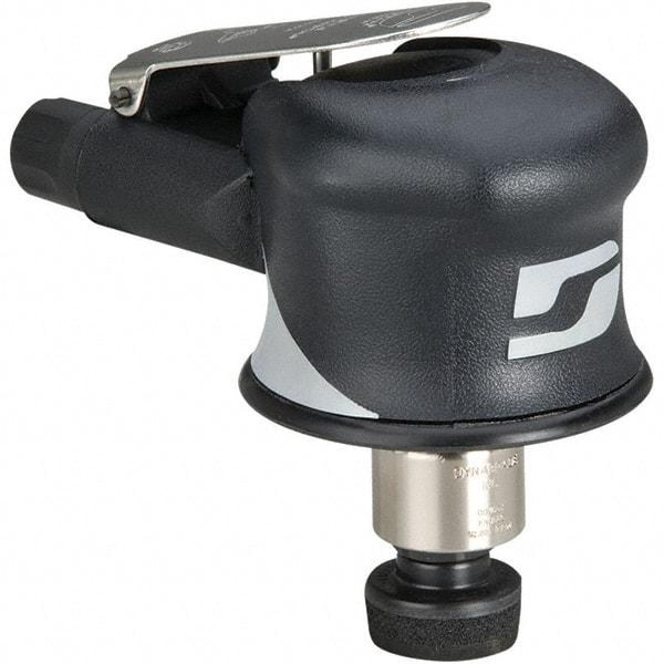 Dynabrade - 6 CFM Air Consumption, Palm Air Orbital Sander - Round Pad, - Exact Tool & Supply