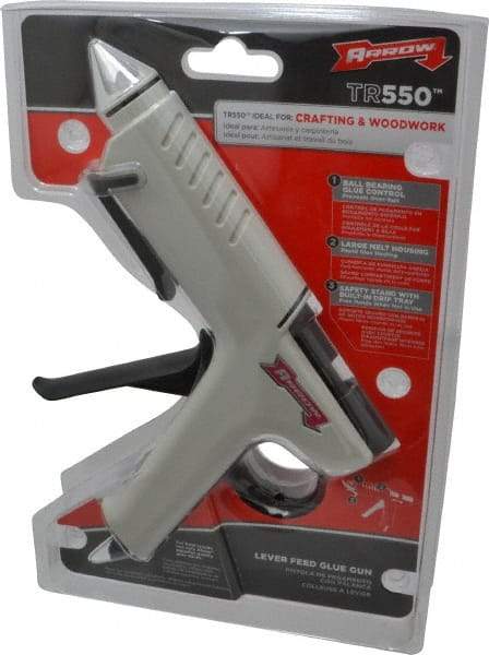 Arrow - Full Barrel Frame Electric Hot Glue Gun - Use with 1/2" Diam Hot Melt Glue Stick - Exact Tool & Supply