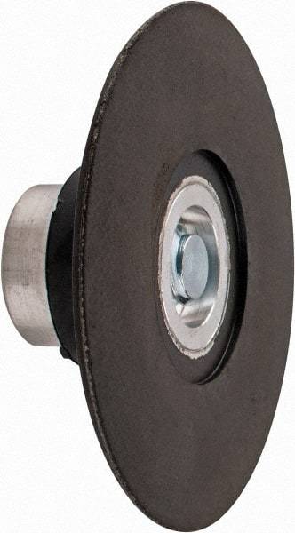 Standard Abrasives - 3" Diam Quick-Change Disc Backing Pad - 1/4" Shank Diam, Medium Density, 20,000 RPM, SocAtt Compatible - Exact Tool & Supply