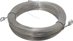 Made in USA - 6 Gage, 0.016 Inch Diameter x 1,465 Ft. Long, 302/304 Music Wire Coil - ASTM A580, 1 Lb. Shipping Weight - Exact Tool & Supply