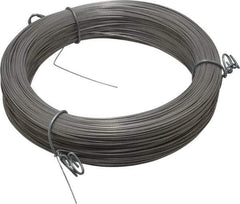 Made in USA - 11 Gage, 0.026 Inch Diameter x 560 Ft. Long, 302/304 Music Wire Coil - ASTM A580, 1 Lb. Shipping Weight - Exact Tool & Supply